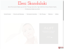 Tablet Screenshot of eleniskandalaki.com